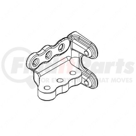 15-21190-001 by FREIGHTLINER - Forward Frame Bracket - Front Frame, Lc, 1200Rad, A-L