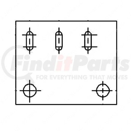 16-14449-000 by FREIGHTLINER - Leveling Valve Linkage Bracket - Support, Level Valve, Frame, Mounted