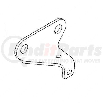 17-12474-001 by FREIGHTLINER - Hood Pivot Bracket - End, Fixed, Lower, Right Hand Fld120