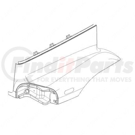 17-12715-001 by FREIGHTLINER - Hood Panel