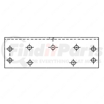 15-14412-000 by FREIGHTLINER - Frame Rail Gusset - Rey KB79, Helper, Rear