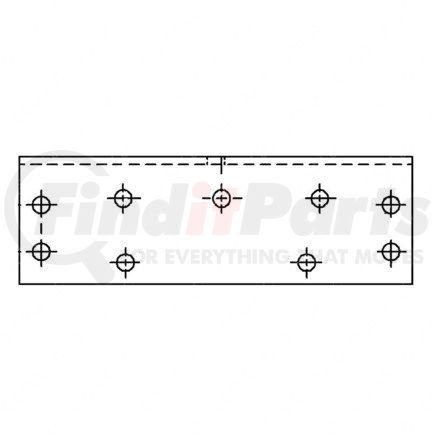 15-14412-001 by FREIGHTLINER - Frame Rail Gusset - REY KB79, Helper, Rear