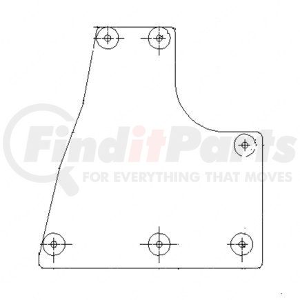 17-14162-000 by FREIGHTLINER - Fender Splash Shield