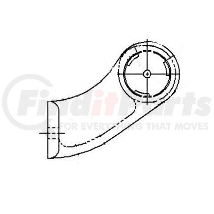 18-10960-020 by FREIGHTLINER - Grab Handle Bracket