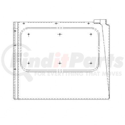 18-23408-003 by FREIGHTLINER - Dash Cover - Lower, for Freightliner FLD120 and Classic Models