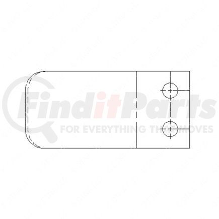 18-24177-000 by FREIGHTLINER - Dashboard Mounting Bracket - Cover