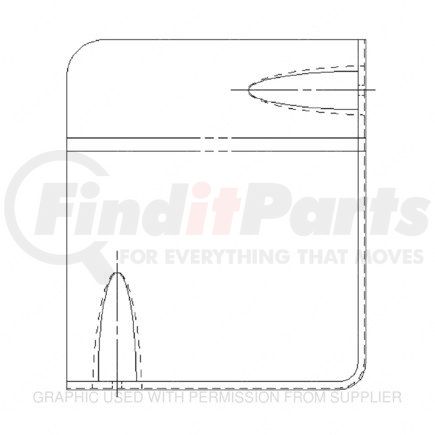 18-27039-000 by FREIGHTLINER - PARTITION OVERHEAD STO