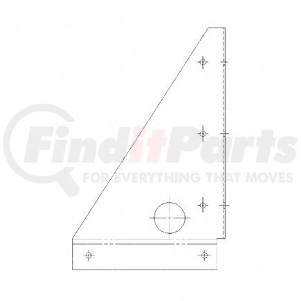 18-27818-000 by FREIGHTLINER - Frame Rail Gusset