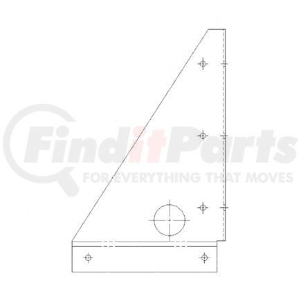 18-27818-001 by FREIGHTLINER - Frame Rail Gusset