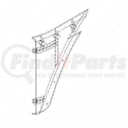 18-28805-001 by FREIGHTLINER - Headlight Trim Panel