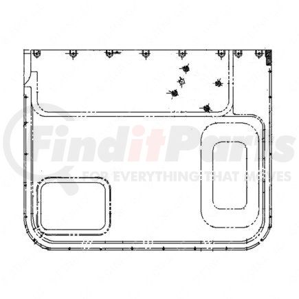 18-30776-000 by FREIGHTLINER - Door Panel - Interior, Left Hand Side