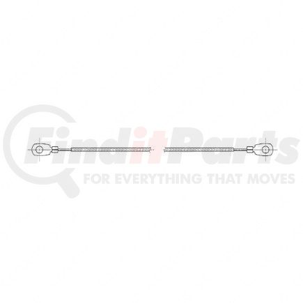 Freightliner 18-32188-002 Sleeper Baggage Compartment Door Cable CABLE BAG DOOR TETHER