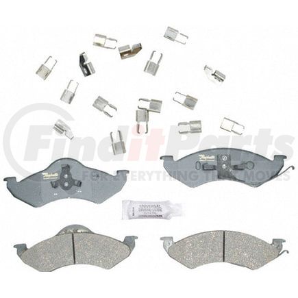 ATD746C by RAYBESTOS - Brake Parts Inc Raybestos AT Overstock Ceramic Disc Brake Pad Set