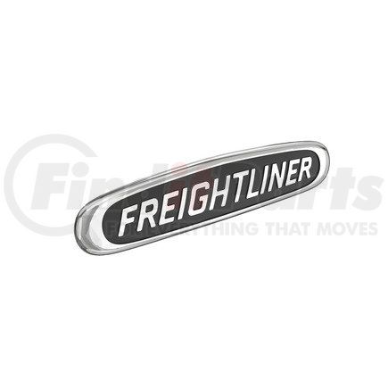 22-57547-000 by FREIGHTLINER - Freightliner Nameplate - Large (Roll Bar Nameplate), Black, ABS