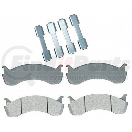 Raybestos ATD786AM Disc Brake Pad Set Brake Parts Inc Raybestos AT Overstock Metallic Disc Brake Pad Set