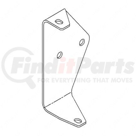 21-25441-000 by FREIGHTLINER - Bumper Bracket - Left Hand