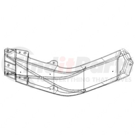 21-25478-000 by FREIGHTLINER - BEAM-END.BUMPER.AERO