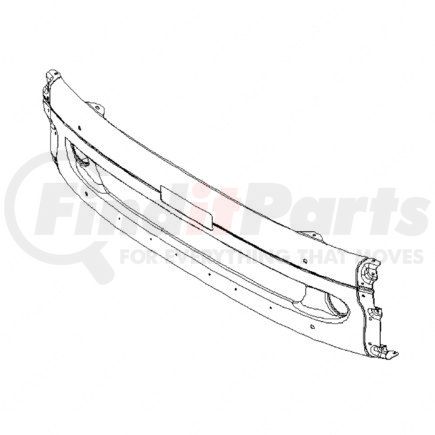 21-26020-005 by FREIGHTLINER - BUMPER CT