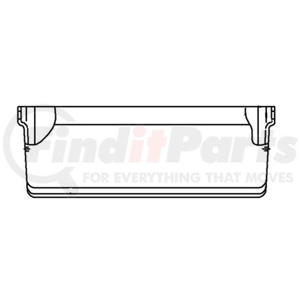 22-15485-000 by FREIGHTLINER - BOX RADIO MTG ROOF BLK