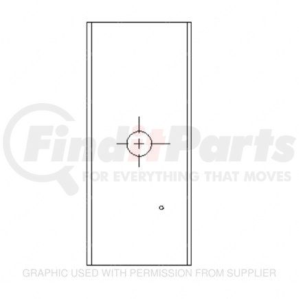 22-25187-000 by FREIGHTLINER - Truck Fairing - Reinforcement Channel