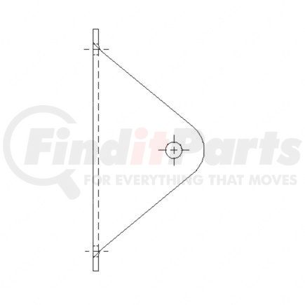 22-33793-000 by FREIGHTLINER - Cab Extender Fairing Mounting Bracket - Support