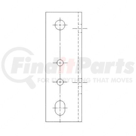 22-34353-001 by FREIGHTLINER - ANGLE TREADPLT OUTBD S