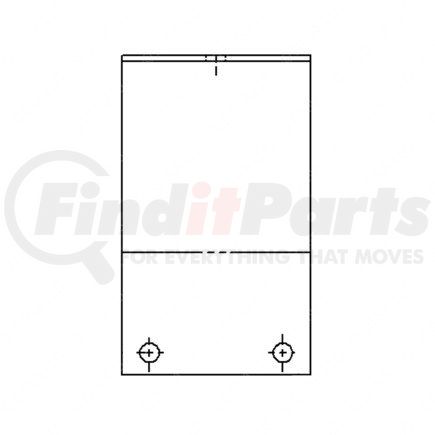 22-35078-000 by FREIGHTLINER - Roof Air Deflector Mounting Bracket