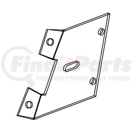 22-42417-001 by FREIGHTLINER - Sun Visor Bracket - Right Hand, Forward, Exterior Sun Visor