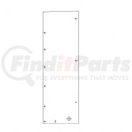 22-43083-001 by FREIGHTLINER - Truck Cab Extender Panel