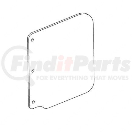 22-43365-000 by FREIGHTLINER - Mud Flap