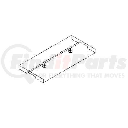 22-44423-000 by FREIGHTLINER - Deck Plate Mounting Hardware - Isolator