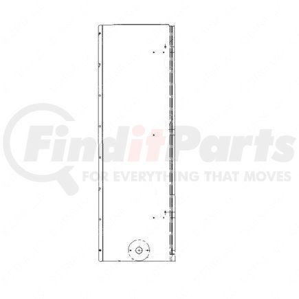 22-44994-010 by FREIGHTLINER - SIDE EXTENDER LH ALUM NO T