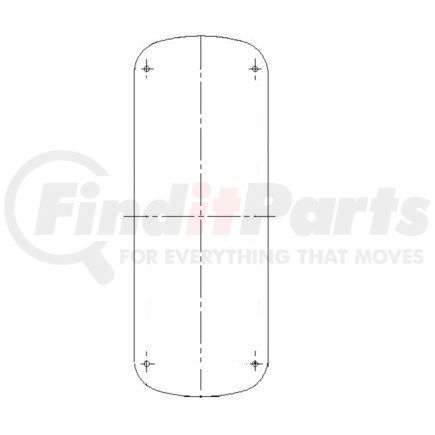 22-46623-009 by FREIGHTLINER - Door Trim Panel Access Cover