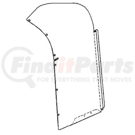 22-54735-004 by FREIGHTLINER - TRIM TAB LH