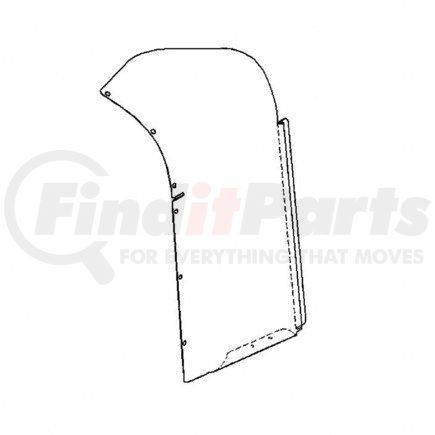 22-54735-005 by FREIGHTLINER - TRIM TAB RH