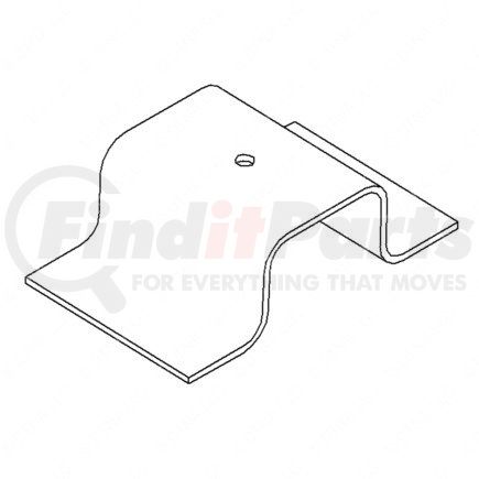 22-54899-000 by FREIGHTLINER - Roof Air Deflector Mounting Bracket - Spacer, Roof, Rear