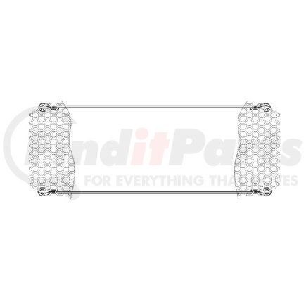 22-57921-001 by FREIGHTLINER - NET WRAPARND UPR SIDE