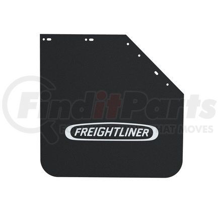 22-61645-002 by FREIGHTLINER - Mud Flap - 30 Inch, Straight, Black, Left Hand/Right Hand