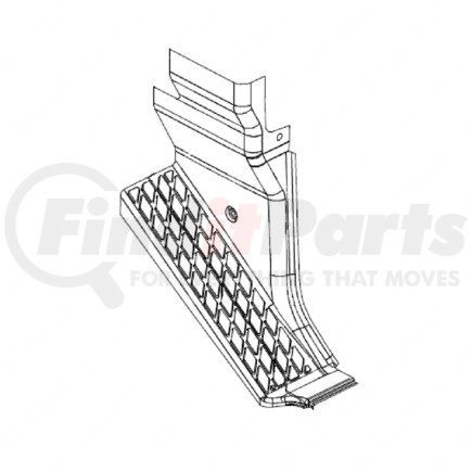 18-39108-001 by FREIGHTLINER - TRIM PNL COWL SIDE RH R