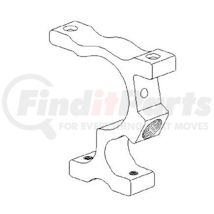 18-40632-000 by FREIGHTLINER - Floor Pan Bracket - Mounting, Cover, Steering, Column