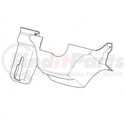 18-44287-001 by FREIGHTLINER - Instrument Panel Knee Bolster