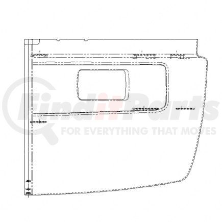 21-20112-000 by FREIGHTLINER - Bumper End Cap - Bumper, Left Hand