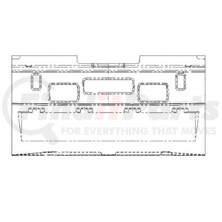 21-20113-003 by FREIGHTLINER - Air Dam - Center