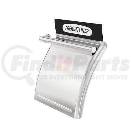 22-73944-021 by FREIGHTLINER - Truck Quarter Fender - 304 Stainless Steel, Standard Mount, Right Hand