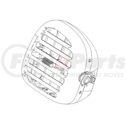 22-69625-001 by FREIGHTLINER - Dashboard Air Vent - RH