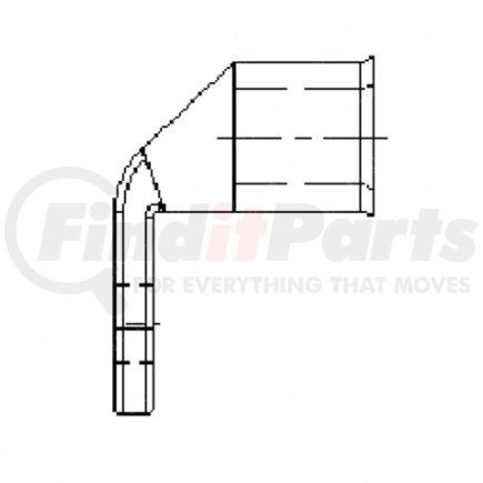 23-12776-012 by FREIGHTLINER - Electrical Cables Terminals - Lug, M8(.312 Inch), 90 Degree, 2 Awg