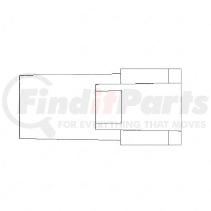 23-13141-214 by FREIGHTLINER - Receptacle - 2 Cavity, Mp480, Pac12064750, Black