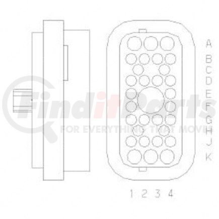 23-13142-013 by FREIGHTLINER - PLUG-30CA