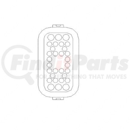 23-13142-014 by FREIGHTLINER - Receptacle - 30 Cavity, Mpmxds, Pac12193503