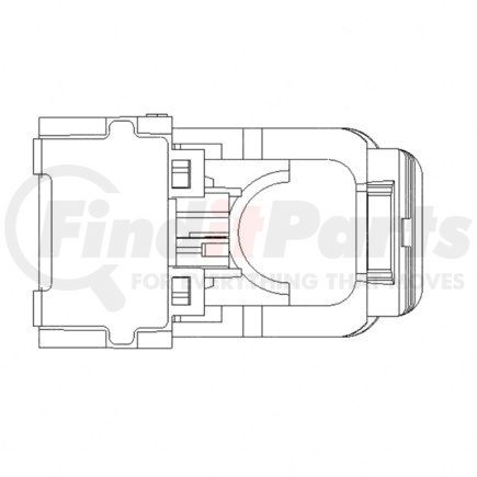 23-13144-033 by FREIGHTLINER - Plug - 20 Cavity, Gt150Scl, Pac, Gray